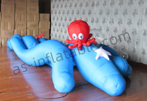 Bunte Aufblasbare <span class=keywords><strong>Oktopus</strong></span>-Tentakel in Individuellen Größen, Lila/Blaue/Rote Aufblasbare Monster-Tentakel-Requisiten für Ozean-Themenpartys - Product Image 6