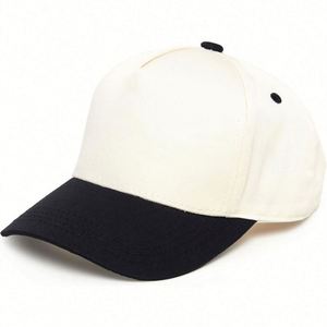 Custom Logo 5 Panel Two Tone Baseball Caps Wholesale Structured a <b>Frame</b> Cotton Gorras Baseball Sport Hats - Product Image 6