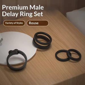 Anneau pénien personnalisé pour homme, triple retenue, retardateur d'éjaculation, jouet intime, accessoire sexuel pour adulte - Product Image 3