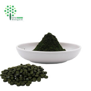 Bubuk Spirulina alami kualitas makanan Protein murni dari alga daun Platensis hijau dan bagian Herbal kemasan Drum vakum - Product Image 3