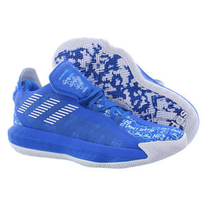 Chaussures Adidas Dame 6 pour hommes Couleur : Bleu Luminescent/Blanc Nuage/Bleu Luminescent 100% Authentique - Product Image 5