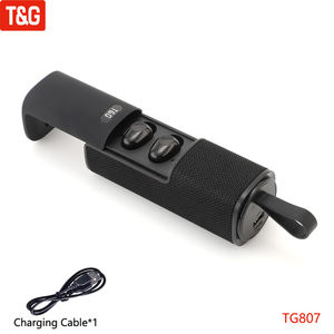 Loa Không Dây Di Động T & G TG807 Mới Loa Ngoài Trời BT Tai Nghe Nhét Tai <span class=keywords><strong>Mini</strong></span> Power Bank 3D Stereo Xử Lý Loa - Product Image 3