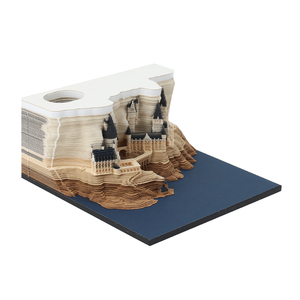 Château de Poudlard de Harry Potter, papier à lettres 3D, artisanat miniature, bloc-notes, cadeau pour fille - Product Image 4