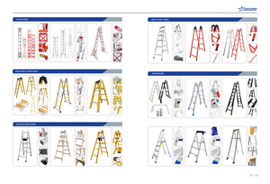 บันไดเหล็กคาร์บอนพับได้ SOYOUNG Industrial Combination 510CM แบบ 7 ขั้น รับน้ำหนักได้ 375 ปอนด์ ความสูงพับเก็บได้ 8 ฟุต ความสูงเมื่อขยาย 75 นิ้ว - Product Image 4
