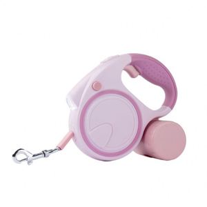 Laisse rétractable pour chien avec lumière LED - 5 m de promenade sécurisée pour chiens de petite et moyenne taille - Cadeau promotionnel prêt à offrir - Product Image 2