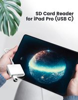 Adaptador de Tarjeta de Memoria USB C a MicroSD/SD para iPhone 15 16/iPad mini/Mac/Laptop, Adaptador de Tarjeta de Memoria USB-C/Tipo C para iMac, MacBook Pro Air