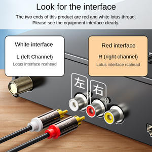 Cable Divisor en Y Estéreo <span class=keywords><strong>Auxiliar</strong></span> de Audio de 3.5mm <span class=keywords><strong>a</strong></span> Doble <span class=keywords><strong>RCA</strong></span>, Macho <span class=keywords><strong>a</strong></span> Doble <span class=keywords><strong>RCA</strong></span>, en Stock de Fábrica - Product Image 3