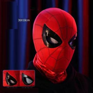 Casco Unisex di Spider-Man con <span class=keywords><strong>Maschera</strong></span> Occhi Mobile LED Riutilizzabile Traspirante Maschere per Feste di Halloween - Product Image 6