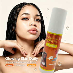 Sérum éclaircissant SPF 60 à marque privée Alpha Arbutin X 3 – Atténue les marques post-acnéiques, action douce pour le visage et le corps - Product Image 1