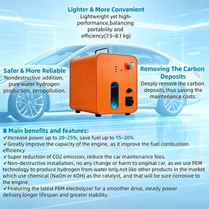 <span class=keywords><strong>Kit</strong></span> Générateur d'Hydrogène HHO Premium 450ml – Économiseur de Carburant 15%-25% – Nettoyage du Moteur de la Saleté Carbonique – Installation Facile pour Tous Véhicules - Product Image 2