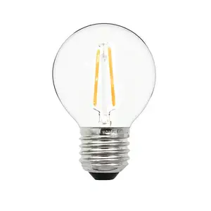 หลอดไฟ LED Filament G45 E27 6W หลอดไฟเอดิสันใสสําหรับตกแต่ง