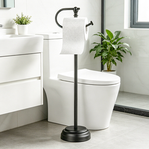 Support de papier toilette noir en fonte pour hôtel, distributeur de papier en rouleau pour usage domestique, fourni directement par l'usine - Product Image 3