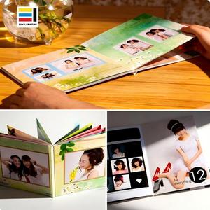 Album Personalizzato Ecologico in Carta per Genitori e Figli dell'Asilo, Copertina Rigida con Goffratura Dorata, Stampa di Portfolio Personali - Product Image 4