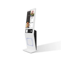 Terminal de paiement tout-en-un de 18,5 à 32 pouces avec scanner de code QR et imprimante 80 mm pour kiosque de paiement de factures de vente au détail