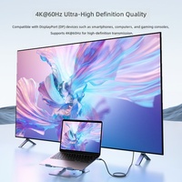 Câble de données USB 3.2 Gen 2 Type-C 240W à charge rapide, miroir d'affichage 4K, en alliage d'aluminium