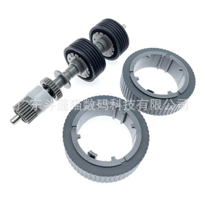 Rodillos de alimentación de papel para escáner Fujitsu FI 8250 FI 8270 FI 8290, color gris, piezas de repuesto - Product Image 1