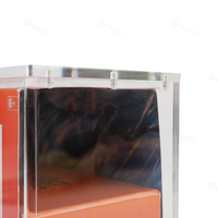 Boîte de rangement en acrylique transparente anti-UV moderne ETB pour l'affichage de cartes à long terme et la protection contre l'humidité