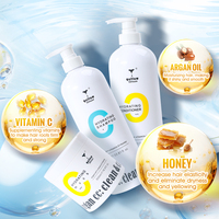 Ensembles de shampooings et d'après-shampoings hydratants, nourrissants et antipelliculaires à l'huile d'argan naturelle et biologique, véganes, OEM/ODM, pour cheveux abîmés
