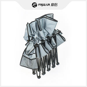 Chaise pliante d'extérieur pour quatre personnes, banc rectangulaire pliable, chaise de camping, de plage, de sport, 160x45x82cm - Product Image 3