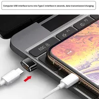 Harga Sangat Murah Baru 10G OTG Adapter USB Type-C Female Paket Besar 100-1000 Pcs Ponsel Kamera Laptop LED Sirkuit Pendek