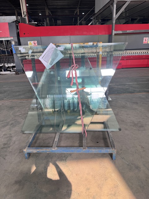 Custom Curved Tempered Glass Hot Bent Safety Glass CE Certified