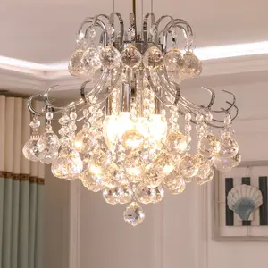 Lustre moderno de luxo com lâmpada ametista, lustre tradicional de JYL-HQ5003, luz vermelha, luminária suspensa