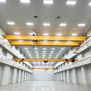 Pont roulant européen à double <span class=keywords><strong>poutre</strong></span> 20T à faible hauteur de levage, VFD, faible charge par roue, modulaire, pour la réaménagement de vieilles usines de fabrication - Product Image 1