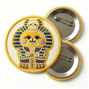 Épinglette personnalisée en émail souple avec cristal, pyramide égyptienne, souvenir, le Grand Sphinx, lion, badge personnalisé - Product Image 6