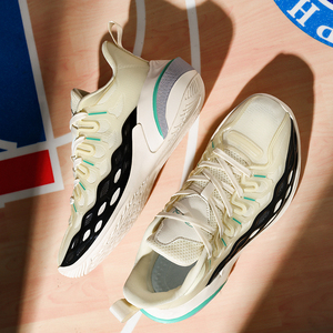 Chaussures de <span class=keywords><strong>basket</strong></span>-ball professionnelles <span class=keywords><strong>pour</strong></span> hommes, baskets athlétiques à tige haute, respirantes, en maille, <span class=keywords><strong>pour</strong></span> l'entraînement, absorption des chocs, chaussures de sport - Product Image 6