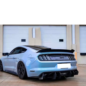 Difusor trasero de parachoques de carbono seco <span class=keywords><strong>Real</strong></span> estilo MD Winglets para <span class=keywords><strong>Ford</strong></span> Mustang Competing 18-22 extensiones traseras accesorios de coche - Product Image 2