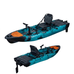 Kayak Modular de Surf de 2.75 Metros, Bote de Remo, Kayak de Surf con Motor, Kayak Ligero Motorizado de HDPE LSF TopAngler - Product Image 1