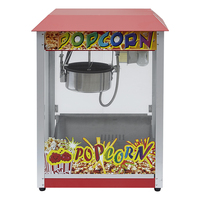 Machine à Popcorn Commerciale de Comptoir Électrique à Air Chaud avec Cuve en Acier Inoxydable pour Cinéma, Fête Foraine et Snack-bar