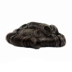 High Quality 100% Indian Virgin Remy Human Hair <b>Toupee</b> for injection all PU Base Assorted sizes Natrual Hairline Short Length - Product Image 4