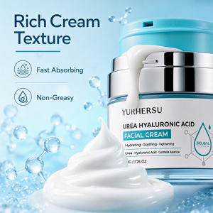 <span class=keywords><strong>Crema</strong></span> Facial de <span class=keywords><strong>Urea</strong></span> y Ácido Hialurónico Directo de Fábrica 50g Centella Asiatica Hidratación Profunda Calmante Reafirmante Cuidado Diario para Piel Sensible - Product Image 5