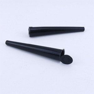 Wholesale PS Plastic Tube Packaging for Cone Child Resistant Airtight Conical Storage Tube <b>Custom</b> Logo Acceptable - Product Image 1