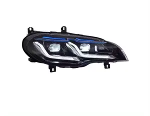 Auto Accessories for BMW X5 E70 2007-2013 Headlight Assembly New Upgrade Full LED Lens Daytime Running Lights