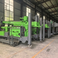Foreuse hydraulique pour prélèvement de carottage avec moteur diesel et boîte de vitesses, pour exploitation minière sur chenilles, profondeur maximale 500 m