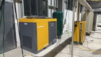 Compresseur d'air à vis 55KW 75HP 10 bars 300 CFM PM VSD à économie d'énergie 35% CE ASME pour usine de fabrication de tôles, fonctionnement 24/7