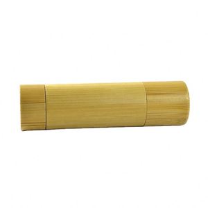 <b>Bamboo</b> Cosmetic Makeup Packaging Custom Lip Balm Empty <b>Containers</b> Lipstick Tube Eco-friendly Luxury 3ml/5ml Custom Logo - Product Image 1