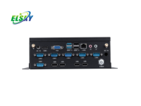 Nouveau mini PC industriel IPC6100 Intel Core I7 7500U double LAN 6 COM DDR3 Windows 10 pour équipement textile