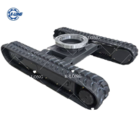 Chenilles en caoutchouc OEM pour engins de chantier, pièces pour robots chenillettes, excavatrices, plateformes de forage, solutions