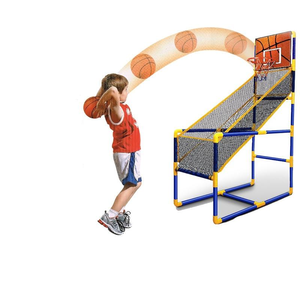 Gioco Arcade di Basket Portatile per Interni ed Esterni, Stand da Tiro a Canestro per Bambini con Sistema di Ritorno Palla - Product Image 1