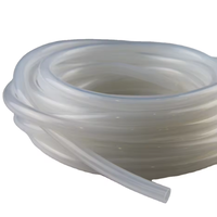 Tuyau en silicone transparent de qualité industrielle, résistant au vieillissement, haute température, flexible, extrudé, disponible en taille personnalisée