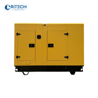 Générateur triphasé silencieux Ritech 20kw 25kva, prix bas, onduleur, puissance 50/60hz, groupe électrogène