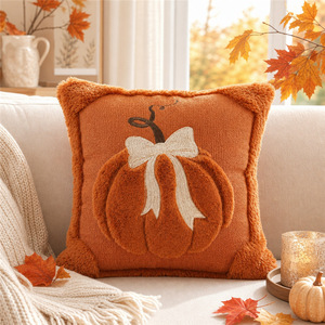 Nuova Lussuosa Federa per Cuscino a Forma di Zucca, Federa Personalizzata per Halloween, Copricuscino Decorativo per Divano del Ringraziamento - Product Image 3