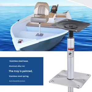 Siège de conduite de <span class=keywords><strong>bateau</strong></span> en alliage d'aluminium Lure Boat Base de <span class=keywords><strong>bateau</strong></span> triangulaire à dégagement rapide avec structure à ressort absorbant les chocs - Product Image 2