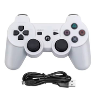 Manette de jeu vidéo sans fil pour PS3, manette de jeu BT, manette de jeu, joystick avec câble USB, plusieurs couleurs