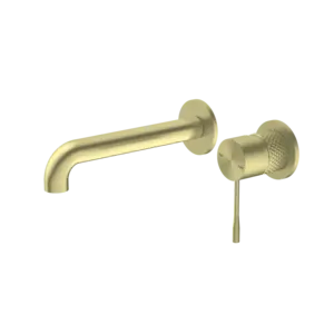 YSW Modern lavagem torneira ouro Single handle Brushed Gold torneira do banheiro 2 buraco rosto cobre sem chumbo na parede torneira bacia