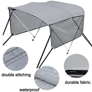 Haute qualité logo personnalisé taille Bateau <span class=keywords><strong>Bimini</strong></span> Tops Parasol Imperméable 600D Polyester UV Résistant <span class=keywords><strong>bimini</strong></span> - Product Image 3