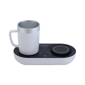 Taza inteligente con calefacción, refrigeración y carga inalámbrica Qi | Calentador de tazas de escritorio de alta eficiencia - Product Image 4